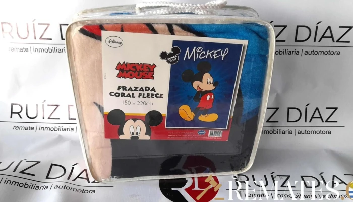 frazada de Mickey de niño
