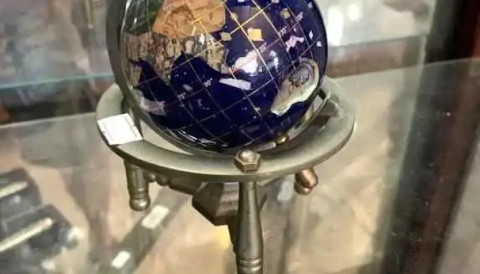 Globo Terraqueo Base De Bronce