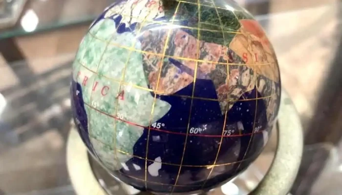 Globo Terraqueo Base De Bronce -  3 - 06-12-2020