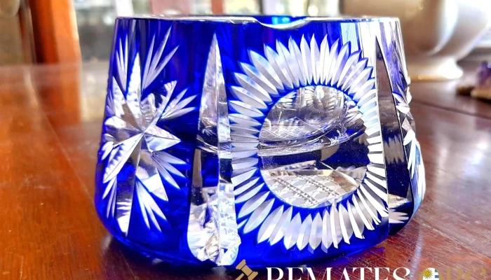 Gran Cenicero Cristal Baccarat Azul Sano -  2 - 17-06-2021