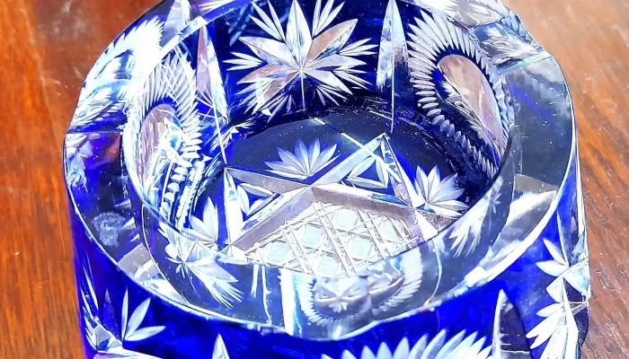 Gran Cenicero Cristal Baccarat Azul Sano -  3 - 17-06-2021
