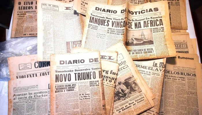 Gran Lote De Periodicos 2da Guerra Mundi 1 - 05-06-2021