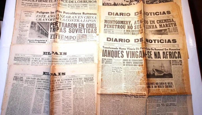 Gran Lote De Periodicos 2da Guerra Mundi 2 - 05-06-2021