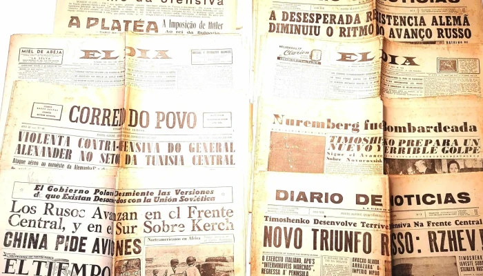 Gran Lote De Periodicos 2da Guerra Mundi 3 - 05-06-2021