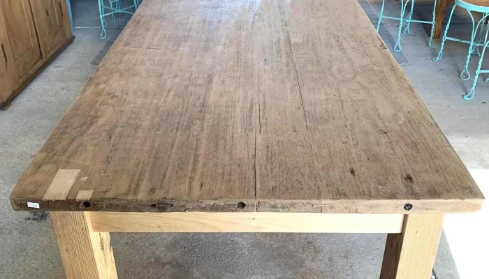 Gran Mesa De Salon En Pino Blanco 250 X 3 - 06-12-2020