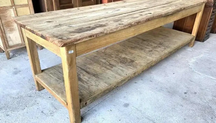 Gran Mesa Torno De Panaderia 3, 07 X 0,97 X 0,90 Alto
