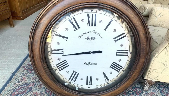 Gran Reloj Circular 0,90 Diam. De Pared A Pila
