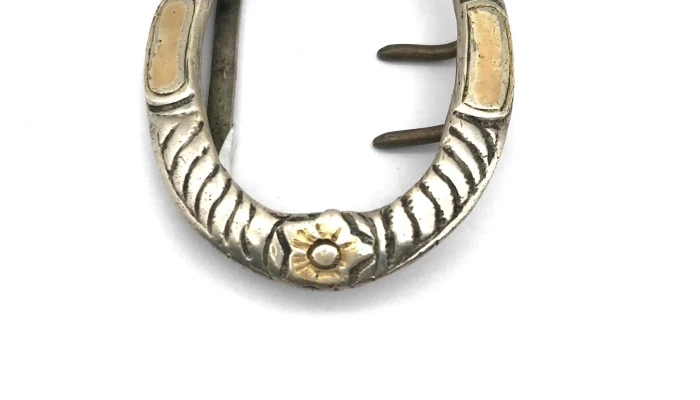 Hebilla Plata Y Oro