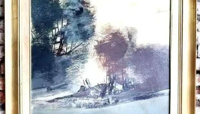 Hugo Nantes, Rio Y Bosque  0,98 X 0,80