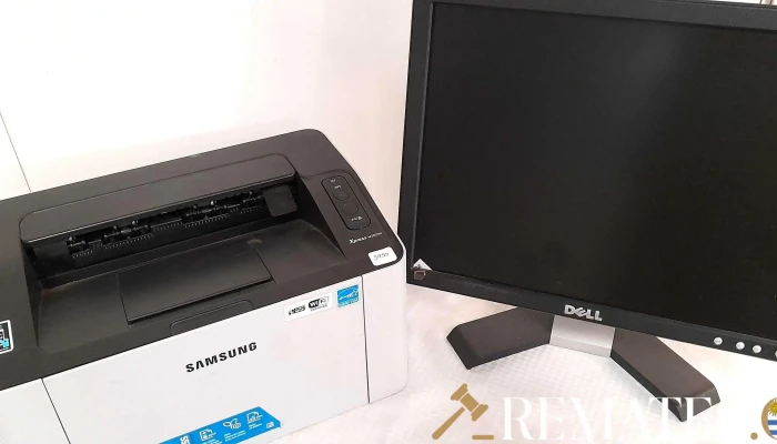 impresora Samsung y monitor 14" Dell