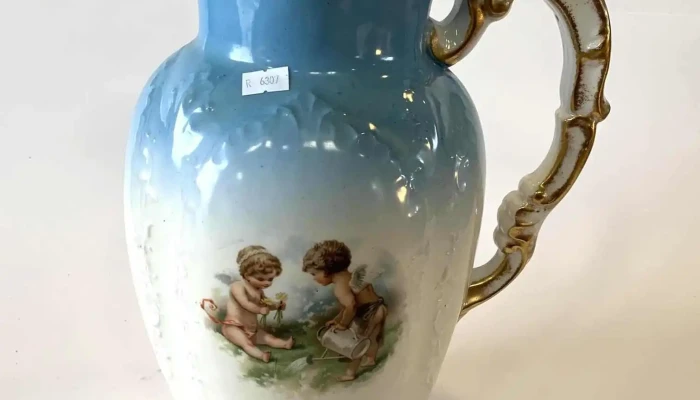Jarra Francesa De Porcelana