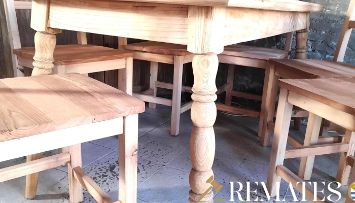 Juego Comedor Seis Sillas Madera Maciza -  3 - 17-06-2021