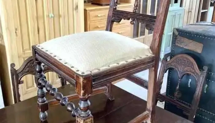 Juego De Comedor Colonial Mesa 1m X 1m 2 - 06-12-2020