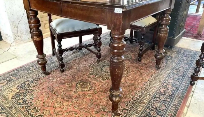 Juego De Comedor Colonial Mesa 1m X 1m 3 - 06-12-2020