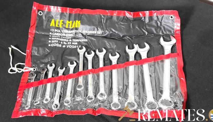juego de llave de boca y estria 12 ps
