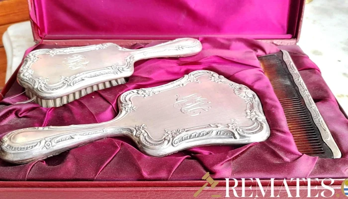 Juego Toilette Gorham Sterling Con Estuc 2 - 17-06-2021