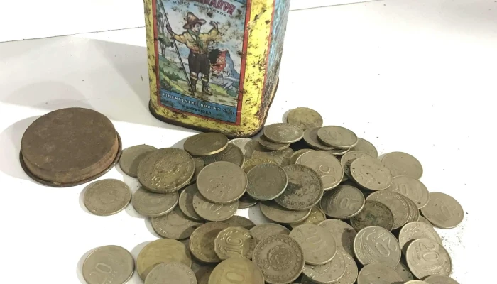 Lata Con Monedas -  2 - 22-08-2021