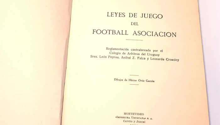 Libro Leyes De Juego Del Football 1936 F 2 - 05-06-2021