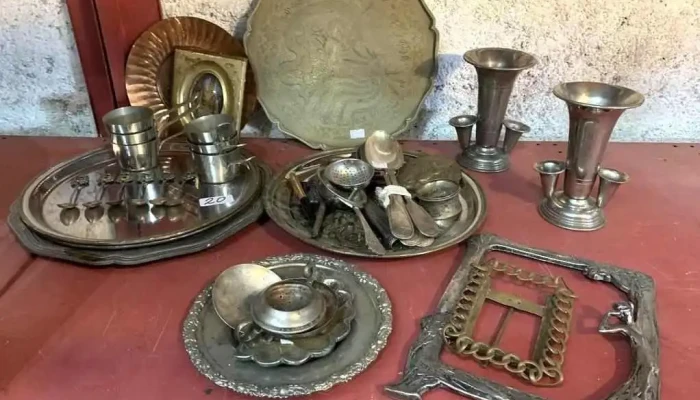 Lote De Piezas De Metal