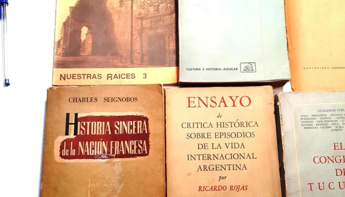 Lote Libros De Historia Argentina Rio D 4 - 05-06-2021