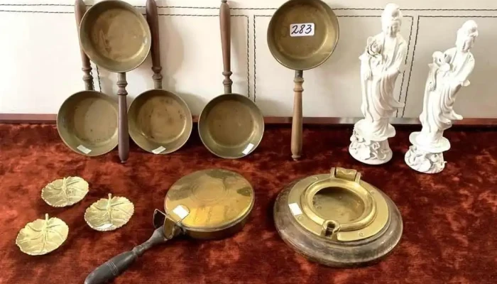 Lote Piezas De Bronce 3 Figuras Y Otros