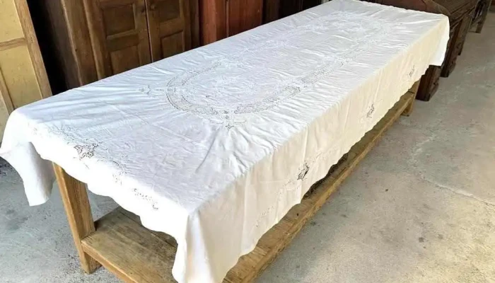 Mantel Bordado 3,40 X 1,80
