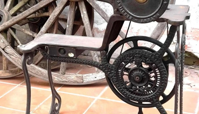 Máquina De Coser Cuero ,zapateros Alemana ,circa 1880