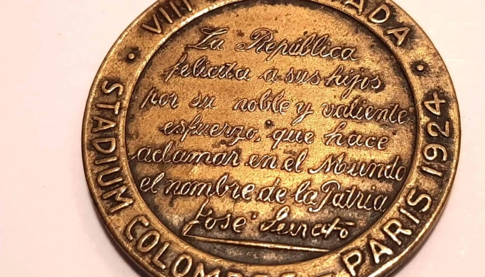 Medalla Campeones Olimpicos 1924 Con Ded 3 - 05-06-2021