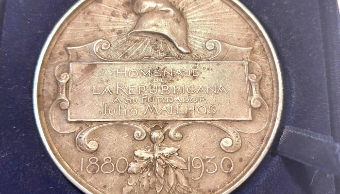 Medalla De Plata De Mailhos 1880 -    1930 3 - 05-06-2021