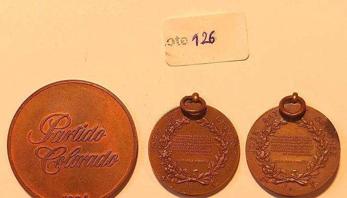 Medallas De Batlle Y Ordonez -  3 - 05-06-2021