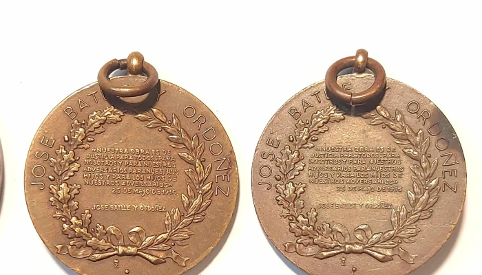 Medallas De Batlle Y Ordonez -  4 - 05-06-2021