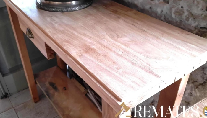 Mesa Arrime En Madera Maciza Con Cajon 3 - 17-06-2021