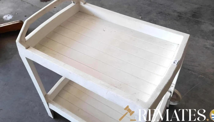 Mesa Auxiliar De Patio En Pvc Con Estant 3 - 17-06-2021
