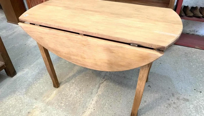 Mesa Circular  De Cocina Con Alas 1,16 Diam