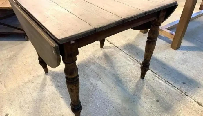 Mesa Con Alas Patas Torneadas 160 X 08 5 - 06-12-2020