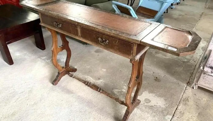 Mesa De Arrimo 2 Cajones Con Alas 140 1 - 06-12-2020