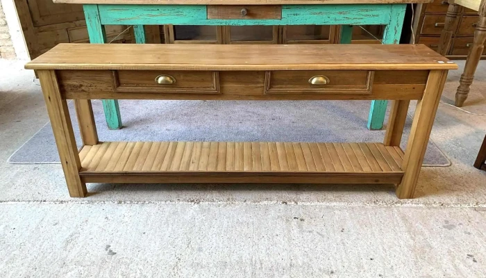 Mesa De Arrimo Baja 2 Cajones 1,67 X 0,30 X 0,66 Alto