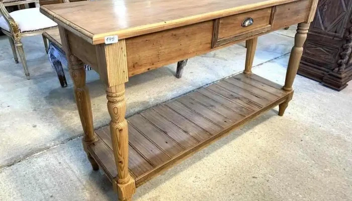Mesa De Arrimo Patas Torneadas Un Cajon 2 - 06-12-2020