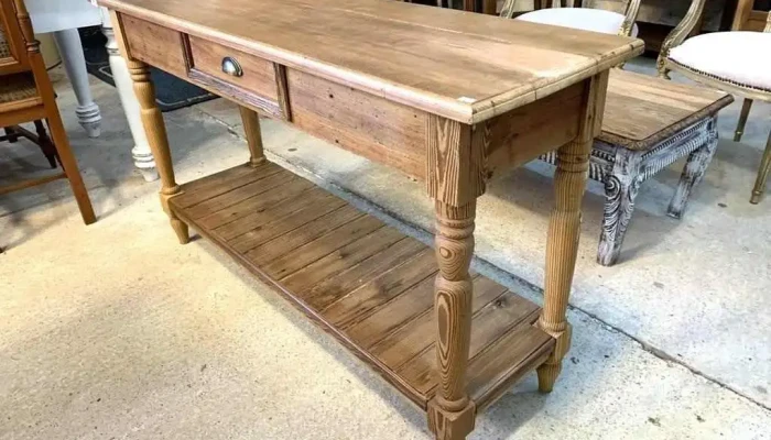 Mesa De Arrimo Patas Torneadas Un Cajon 3 - 06-12-2020