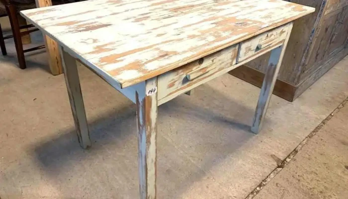 Mesa De Cocina 2 Cajones Laqueada 1,10 X 0,68 X 0,75 Alto