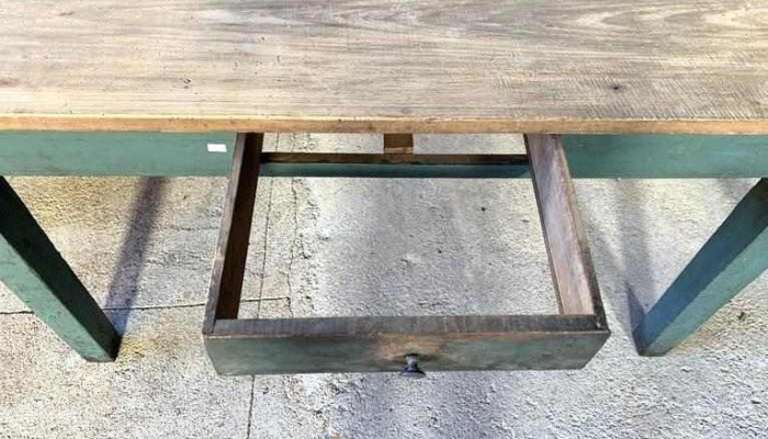 Mesa De Cocina Con Cajon Patas Laqueadas 4 - 06-12-2020