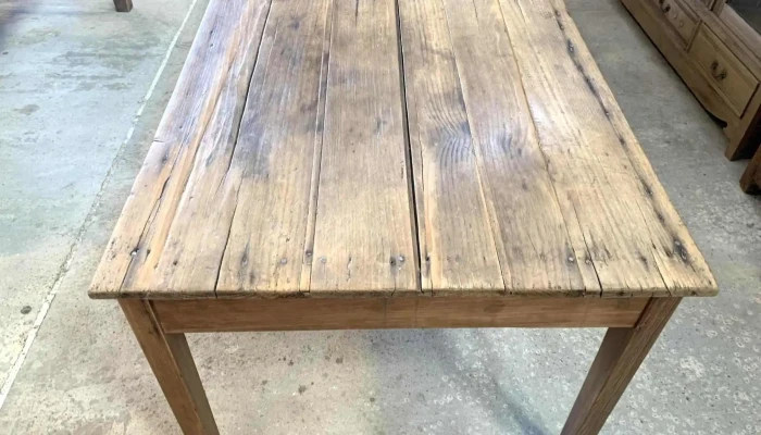 Mesa De Cocina De Campo En Pino Blanco 1 2 - 06-12-2020