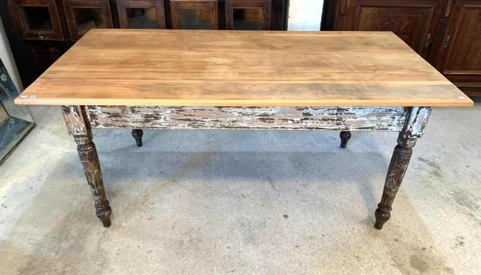 Mesa De Cocina De Campo Patas Torneadas 3 - 06-12-2020