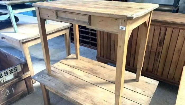 Mesa De Cocina En Pino Blanco 1 X 058 X 1 - 06-12-2020