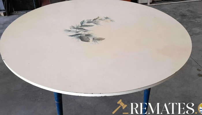 Mesa De Comedor Tapa Circular Base De Hi 1 - 17-06-2021
