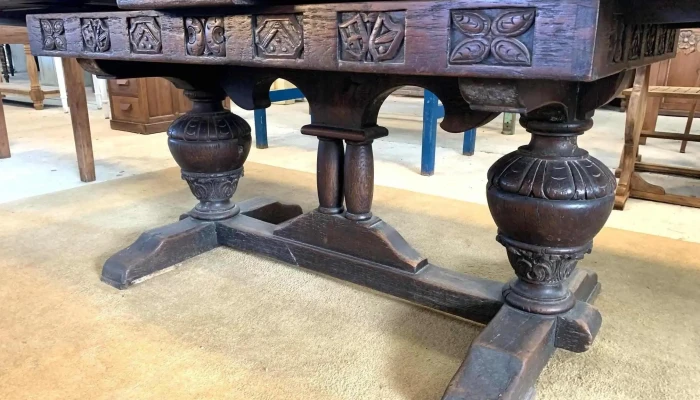 Mesa De Comedor Tudor En Roble Extensib 2 - 06-12-2020