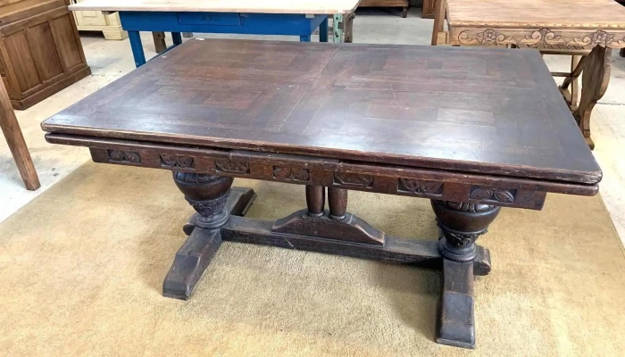 Mesa De Comedor Tudor En Roble Extensib 3 - 06-12-2020
