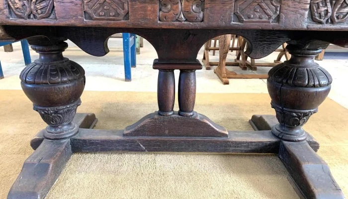 Mesa De Comedor Tudor En Roble Extensib 5 - 06-12-2020