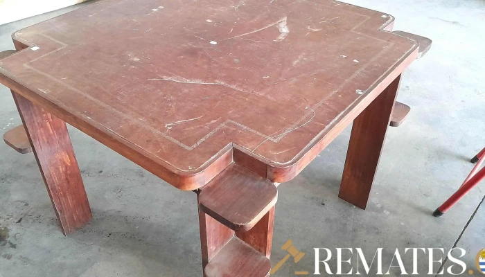 Mesa De Juego En Madera Con Tapete De Cu 3 - 17-06-2021