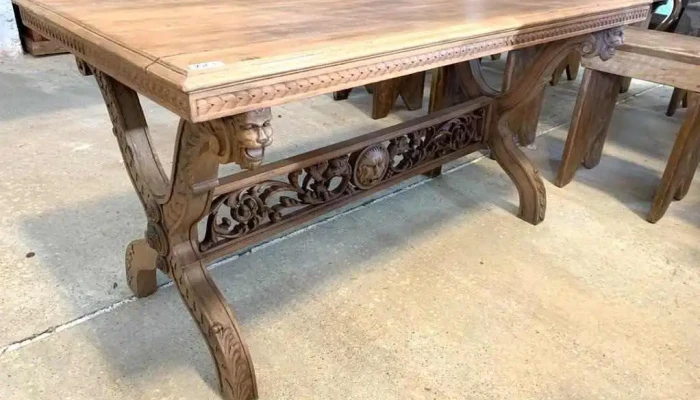Mesa De Sala Tallada Veneciana 125 X X 1 - 06-12-2020